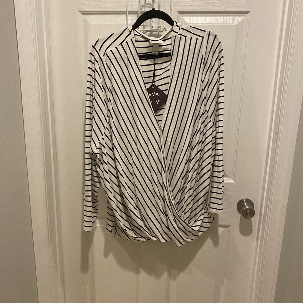 Ava and viv drape top